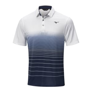 Mizuno Quick Dry Mirage Polo Oberteile Herren Blau Weiß | 486-TUBCWL