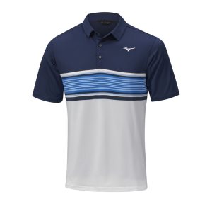 Mizuno Quick Dry Oceanic Polo Oberteile Herren Blau | 714-GBLIQS