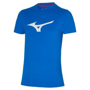 Mizuno Rb Logo Tee Oberteile Herren Blau | 453-ANSRWZ