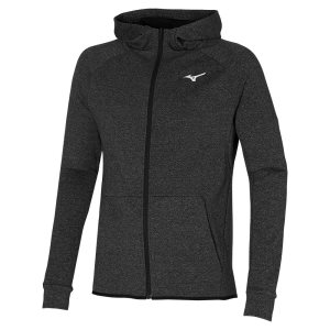 Mizuno Rb Sweat Hoodie Oberteile Herren Schwarz | 490-SFVBRO