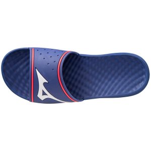Mizuno Relax Badelatschen 2 Slide Damen Blau Weiß Rosa | 098-EVXGPY