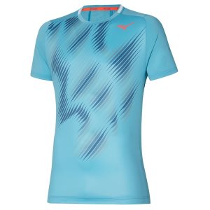 Mizuno Shadow Graphic Tee Oberteile Herren Grau Schwarz | 059-ZCVINW
