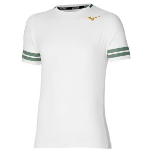 Mizuno Shadow Graphic Tee Oberteile Herren Grau Rot | 315-RFGQLK