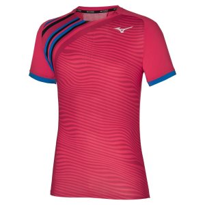 Mizuno Shadow Graphic Tee Oberteile Herren Grau Grau | 913-FUHPVX