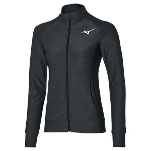 Mizuno Sport Jacke Damen Schwarz | 659-CAUHWN
