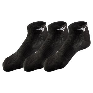 Mizuno Sport Mid 3p Socken Damen Schwarz Schwarz Schwarz | 076-KERQCN