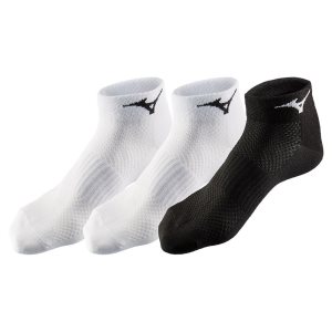 Mizuno Sport Mid 3p Socken Herren Weiß Weiß Schwarz | 384-FDGKCN
