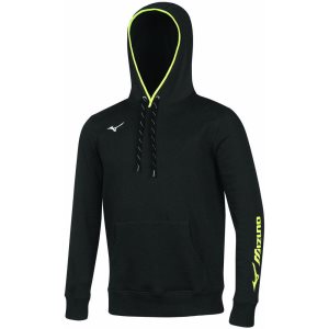 Mizuno Sweat Hoodie Oberteile Herren Schwarz | 293-URHTZY