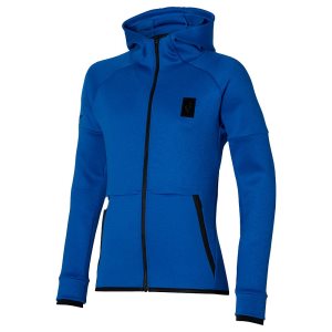 Mizuno Sweat Hoody Sr Oberteile Herren Blau | 658-KQFZCL