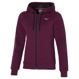 Mizuno Sweat Jacke Damen Weiß | 549-RTFABS