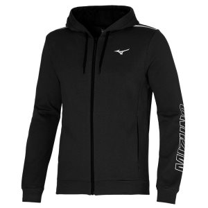 Mizuno Sweat Jacke Herren Schwarz | 516-IKMRAO