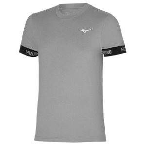 Mizuno Tee Oberteile Herren Schwarz | 973-YEHNWP