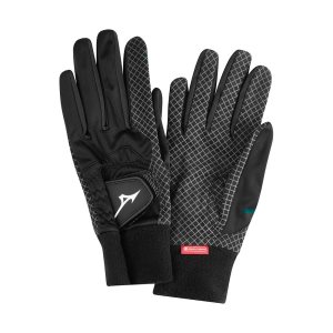 Mizuno Thermagrip Ladies Handschuhe Damen Schwarz | 947-OWZLDN