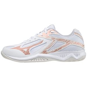 Mizuno Thunder Blade 3 Volleyballschuhe Damen Weiß Rosa | 140-JANBSI