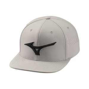 Mizuno Tour Flache Snapback Kopfbedeckung Herren Grau | 253-BKWUFT