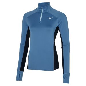 Mizuno Warmalite Hz Oberteile Damen Blau | 763-SQLPMV
