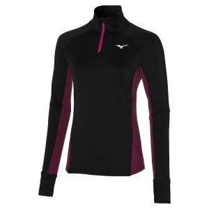 Mizuno Warmalite Hz Oberteile Damen Schwarz | 243-DOJEVW