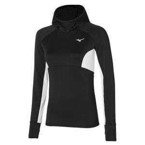 Mizuno Warmalite Mit Kapuze Ls Oberteile Damen Weiß | 182-REIOPC