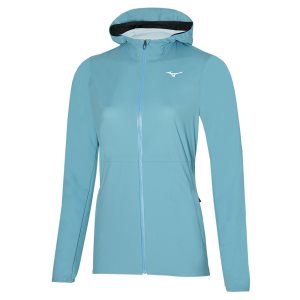 Mizuno Wasserdichte 20k Jacke Damen Blau | 947-TJHGPI