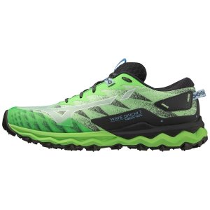 Mizuno Wave Daichi 7 Trailrunning Schuhe Herren Grün Blau | 315-KJRGZT