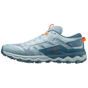 Mizuno Wave Daichi 7 Trailrunning Schuhe Herren Blau Hellorange | 861-QAXYUZ