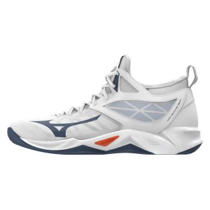 Mizuno Wave Dimension Mid Volleyballschuhe Damen Weiß | 385-MRAGKB