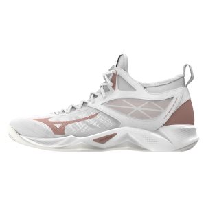 Mizuno Wave Dimension Mid Volleyballschuhe Damen Weiß | 482-ENRDJM