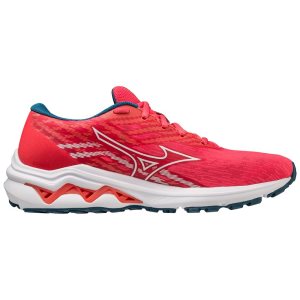 Mizuno Wave Equate 7 Laufschuhe Damen Rosa Weiß Blau | 235-FPREKZ