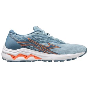 Mizuno Wave Equate 7 Laufschuhe Damen Weiß Hellorange | 491-JPMXGW