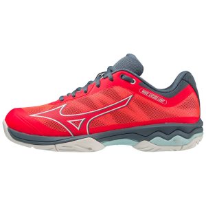 Mizuno Wave Exceed Light Ac Tennisschuhe Damen Koralle Weiß Blau | 985-YRLXQU