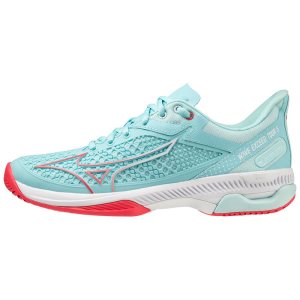 Mizuno Wave Exceed Tour 5 Ac Tennisschuhe Damen Türkis Koralle Weiß | 087-JOBAHQ
