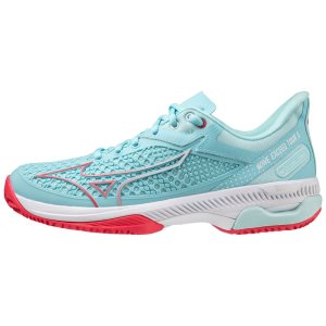 Mizuno Wave Exceed Tour 5 Cc Tennisschuhe Damen Türkis Koralle Weiß | 543-ZYPWTS