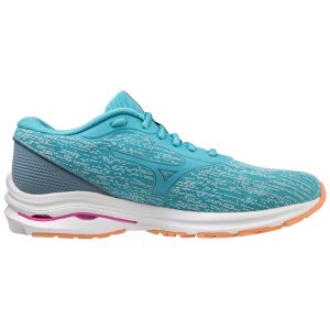 Mizuno Wave Kizuna 3 Laufschuhe Damen Blau Silber Hellorange | 263-GHMNLI