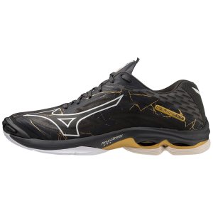 Mizuno Wave Lightning Z7 Volleyballschuhe Damen Schwarz Gold | 287-HFLSXG