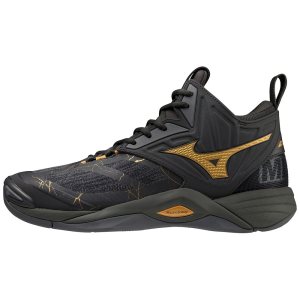 Mizuno Wave Momentum 2 Mid Volleyballschuhe Damen Schwarz | 158-JYVWRH