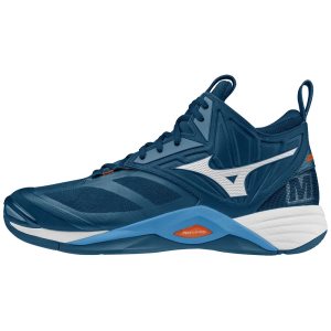 Mizuno Wave Momentum 2 Mid Volleyballschuhe Damen Blau | 893-XQUEZF