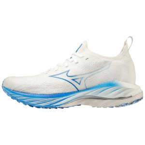 Mizuno Wave Neo Wind Laufschuhe Damen Weiß | 258-CPBXDV