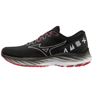 Mizuno Wave Rider 26 Amsterdam Marathon 2022 Laufschuhe Damen Schwarz Weiß Rot | 014-IFBGAM