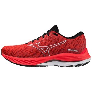 Mizuno Wave Rider 26 Laufschuhe Herren Rot Weiß Schwarz | 429-ICMQYH