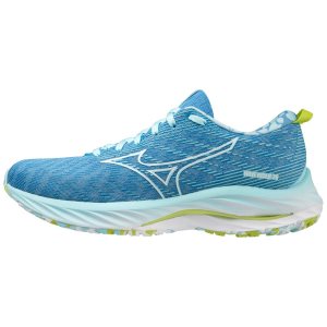 Mizuno Wave Rider 26 Roxy Laufschuhe Damen Weiß Grün | 180-GJTESM