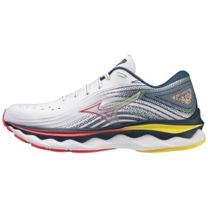 Mizuno Wave Sky 6 Laufschuhe Damen Weiß | 638-OINFUY