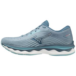 Mizuno Wave Sky 6 Laufschuhe Damen Weiß | 976-ZXNVPF