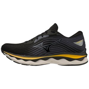 Mizuno Wave Sky 6 Laufschuhe Herren Schwarz | 451-TKGXBZ