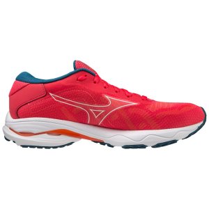 Mizuno Wave Ultima 14 Laufschuhe Damen Rosa Weiß Blau | 425-YQVPKT
